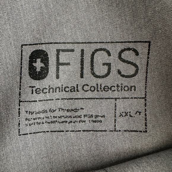Figs Technical Collection Side Pockets Pull On Grey Scrub Pants women XXL 2XL - Picture 5 of 12